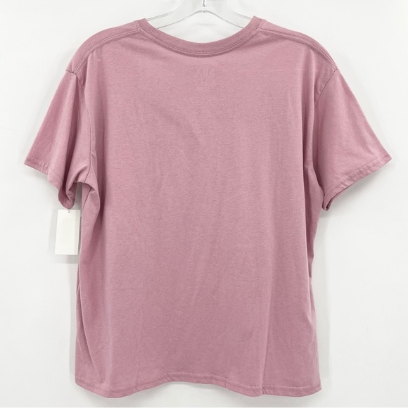 NWT Pink SHOPPING IS MY CARDIO Cropped Tee - Picture 3 of 6